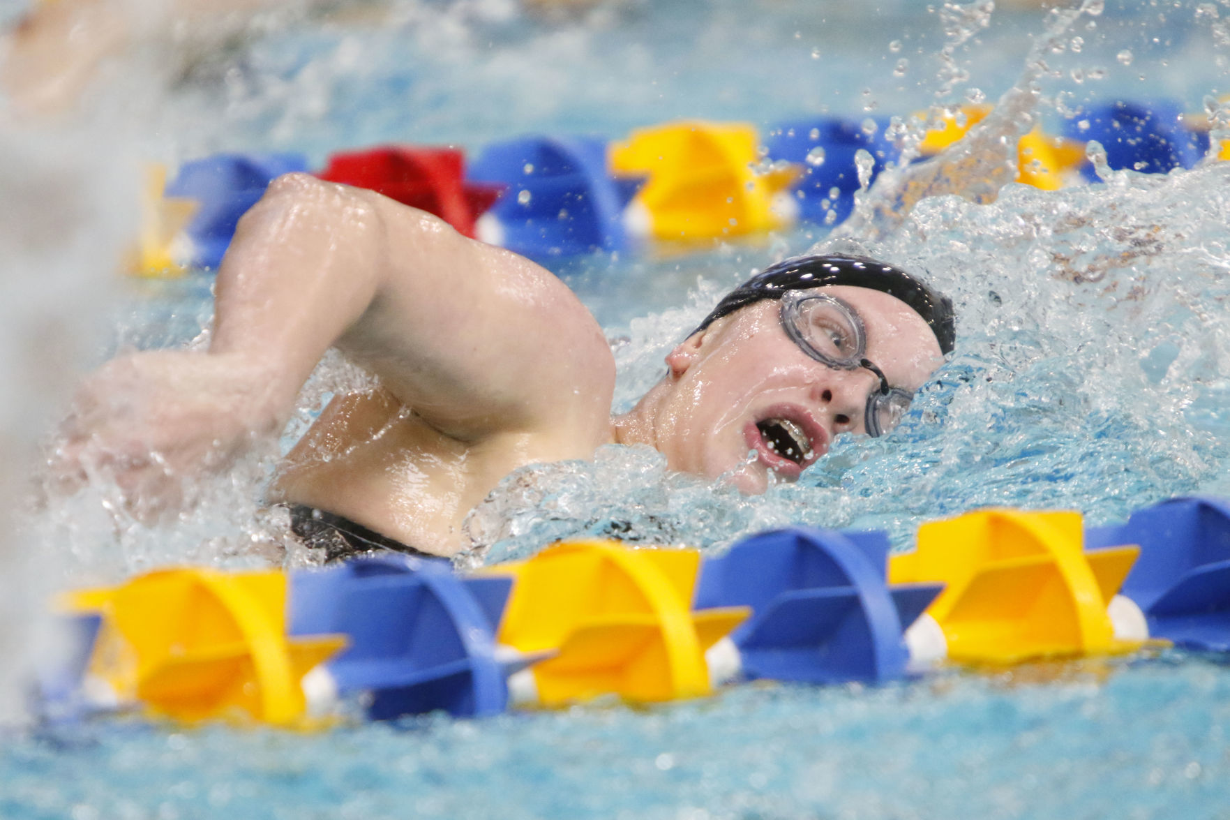 Paige Bakker, Lake Central, swimming